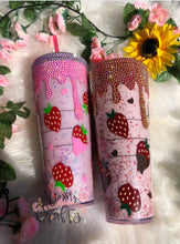 Load image into Gallery viewer, Strawberry Pink Drink Snowglobe