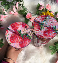 Load image into Gallery viewer, Strawberry Pink Drink Snowglobe