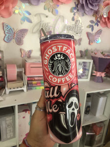 Pink GhostFace Coffee